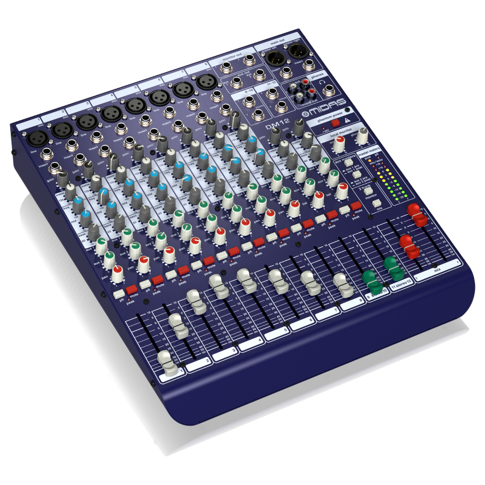 Midas DM12 12 Kanal Analog Mikser Fiyatı, Özellikleri | ZUHAL - 50
